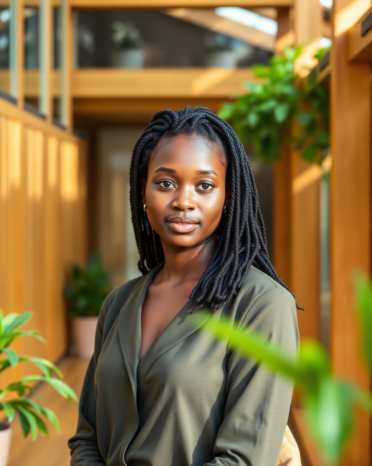 A tourism leader in the hub's Arusha space